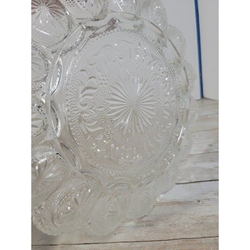 Beautiful Vintage LE Smith 15 Slot Deviled Egg Platter Serving Tray Clear Heavy‎ - Picture 6 of 7